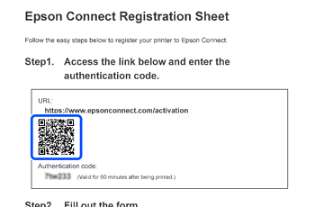 Registering a Printer from the Printer s Control Panel